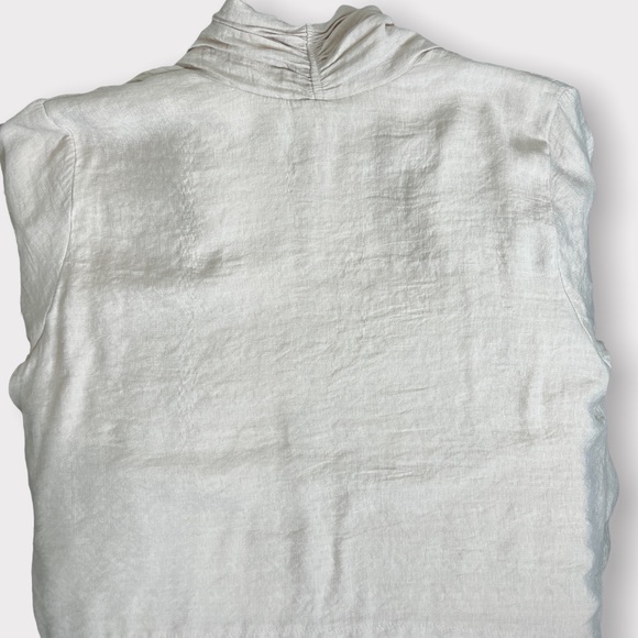 Duster Cream Oatmeal Small Medium Lightweight Spring Trend Long Layering - Picture 5 of 7